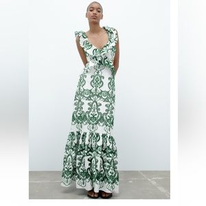 Zara Ruffled Dress Limited Edition